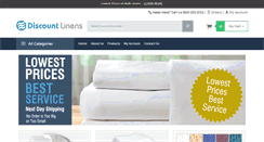 Desktop Screenshot of discountlinenswholesale.com